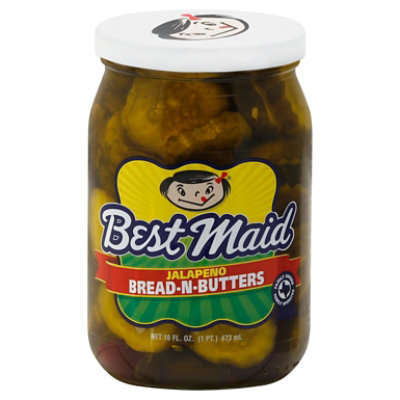 Best Maid Jalapeno Bread-N-Butters - 16 Fl. Oz. - Image 1