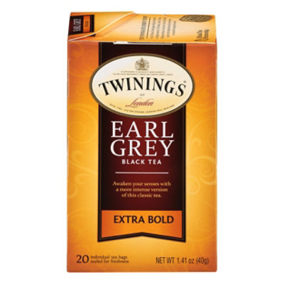 Twinings of London Black Tea Earl Grey Extra Bold - 20 Count - Image 3