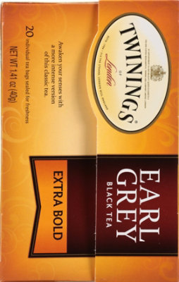 Twinings of London Black Tea Earl Grey Extra Bold - 20 Count - Image 5