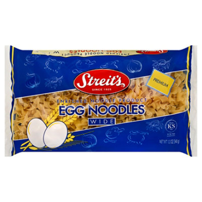 Streits Broad Egg Noodles - 12 Oz