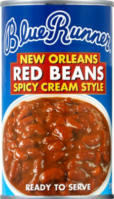 Blue Runner Red Beans Spicy Cream Style New Orleans - 27 Oz - Image 2