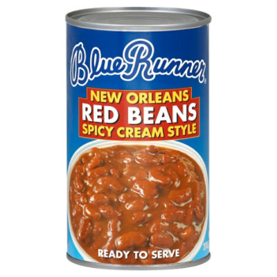 Blue Runner Red Beans Spicy Cream Style New Orleans - 27 Oz - Image 1