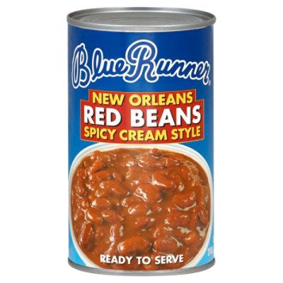 Blue Runner Red Beans Spicy Cream Style New Orleans - 27 Oz