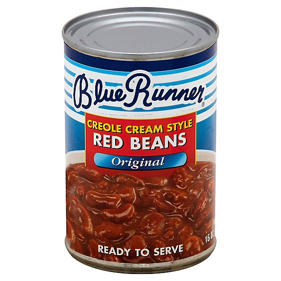 Blue Runner Red Beans Creole Cream Style Original - 16 Oz