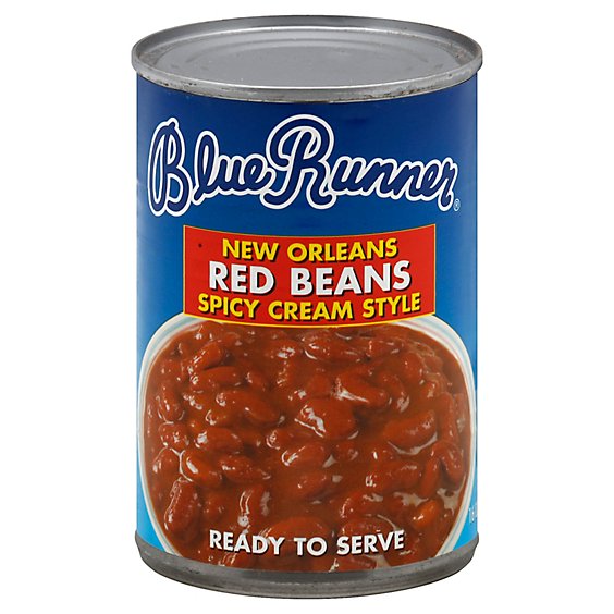 Blue Runner Red Beans Spicy Cream Style New Orleans - 16 Oz