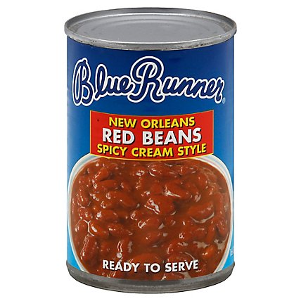 Blue Runner Red Beans Spicy Cream Style New Orleans - 16 Oz - Image 1