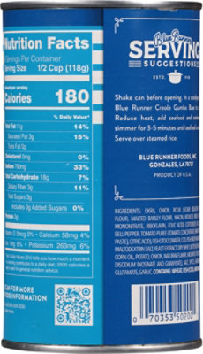 Blue Runner Gumbo Base Creole - 25 Oz - Image 5