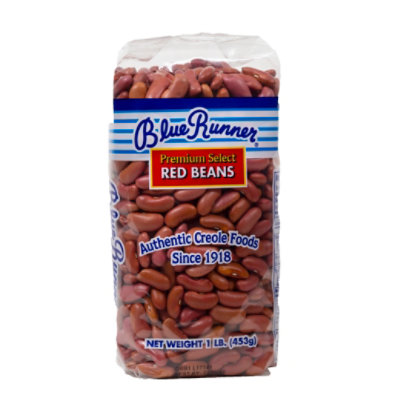 Blue Runner Beans Red Creole Cream Style Ready To Serve - 16 OZ - Image 1
