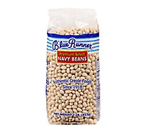 Blue Runner Beans Creole Cream Style Dry Navy - 16 Oz