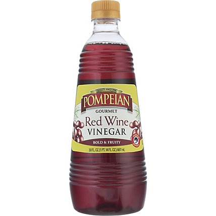 Pompeian Vinegar Gourmet Red Wine - 32 Fl. Oz. - Image 2