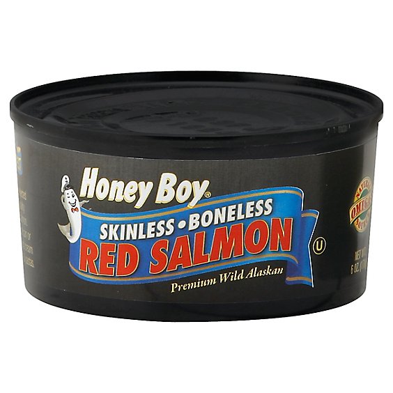 Honey Boy Salmon Red Skinless Boneless - 6 Oz