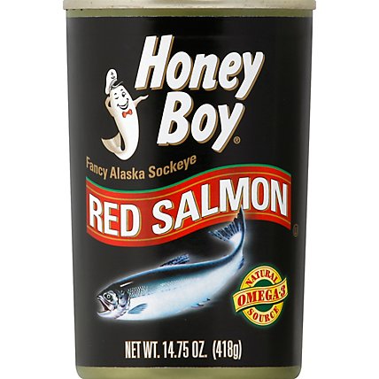 Honey Boy Salmon Red Fancy Alaska Sockeye - 14.75 Oz - Image 2