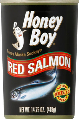 Honey Boy Salmon Red Fancy Alaska Sockeye - 14.75 Oz - Image 2