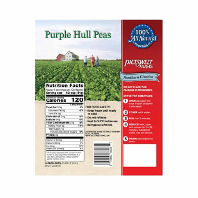 Pictsweet Farms Peas Southern Classics Purple Hull - 12 Oz - Image 6