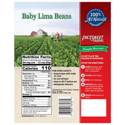 Pictsweet Farms Beans Lima Baby Simple Harvest - 12 Oz - Image 5