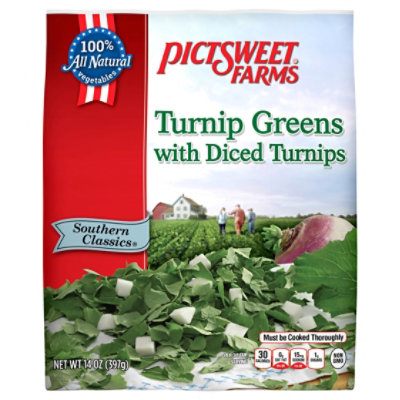 Pictsweet Farms Mustard Green Chopped Southern Classic - 14 Oz