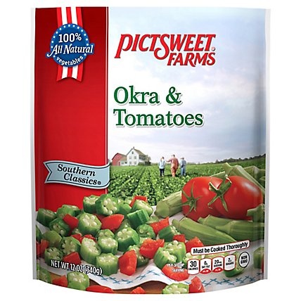 Pictsweet Farms Okra & Tomatoes All Natural - 16 Oz - Image 3
