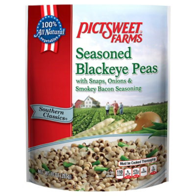 Pictsweet Farms Peas Southern Classics Blackeye Seasoned - 10 Oz - Image 1