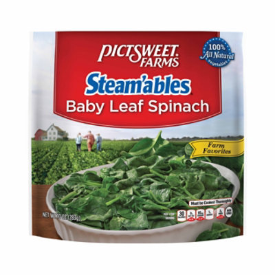 Pictsweet Farms Steamables Spinach Leaf Baby - 10 Oz - Image 1