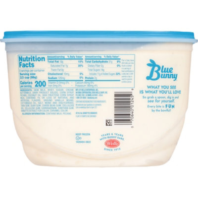 Blue Bunny Ice Cream Butter Pecan - 48 Fl. Oz. - Image 3