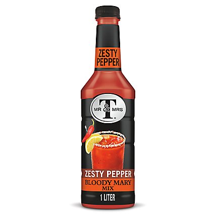 Mr & Mrs T Bloody Mary Mix Fiery Pepper - 1 Liter - Image 1