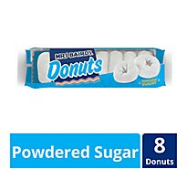 Mrs Bairds Donuts Powdered Sugar - 8 Count