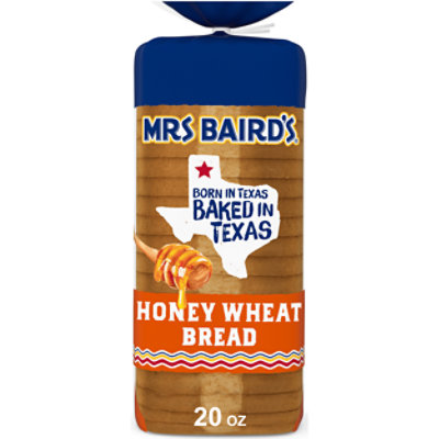 Mrs Baird's Honey Wheat Bread - 20 Oz - Image 1