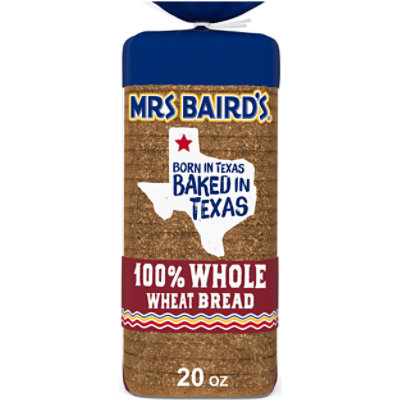 Mrs Baird's 100% Whole Wheat Bread - 20 Oz - Image 1