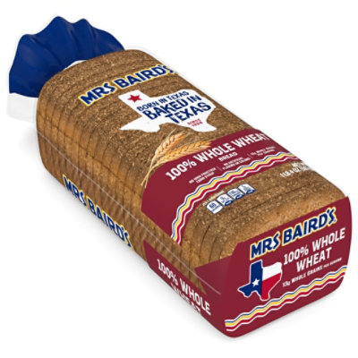 Mrs Baird's 100% Whole Wheat Bread - 20 Oz - Image 4