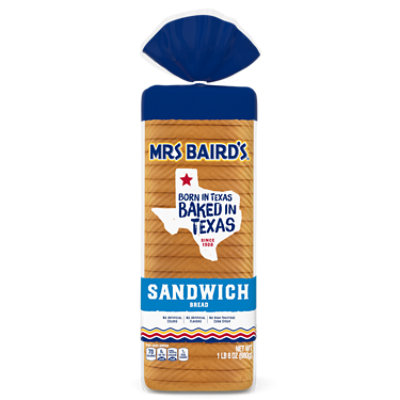 Mrs. Baird's Sandwich White Bread - 24 Oz - Image 2