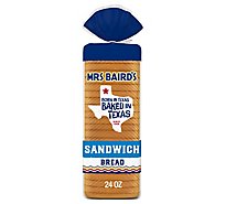 Mrs Baird's Bread Sandwich Pre Sliced White - 24 Oz