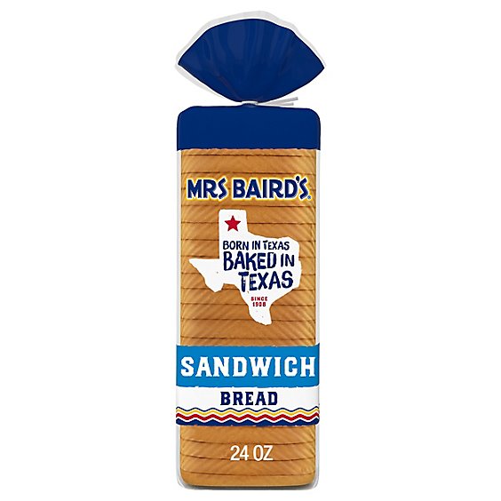 Mrs. Baird's Sandwich White Bread - 24 Oz