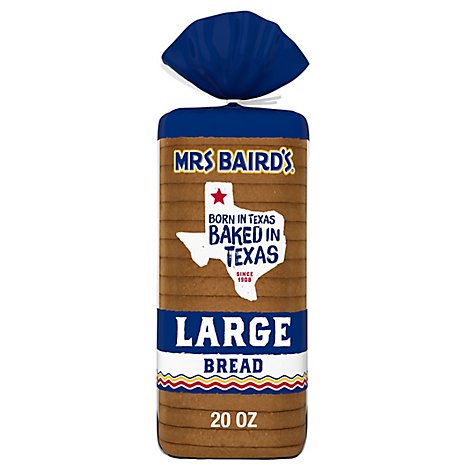 Mrs Bairds Bread Large White - 20 Oz