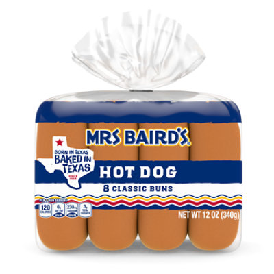 Mrs Baird's Classic Hot Dog Buns - 12 Oz - Image 2