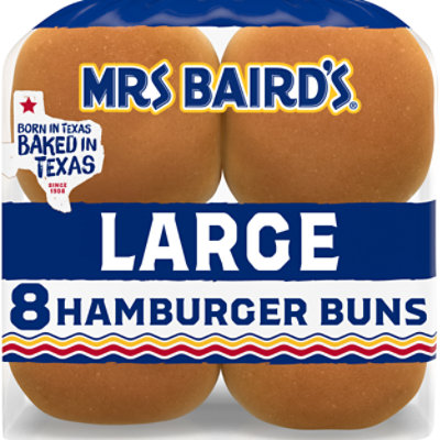 Mrs Baird's Large Hamburger Buns - 18.25 Oz - Image 1