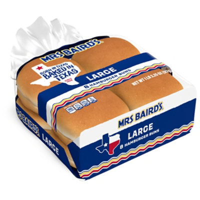 Mrs Baird's Large Hamburger Buns - 18.25 Oz - Image 4