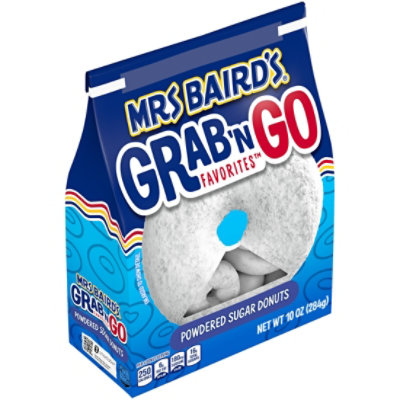 Mrs Baird's Grab n Go Favorites Powdered Sugar Donuts - 10 Oz - Image 4