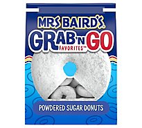 Mrs Bairds Grab n Go Favorites Donuts Powdered Sugar - 10 Oz