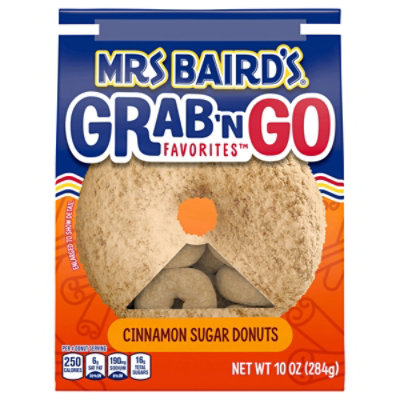 Mrs Baird's Grab N Go Favorites Cinnamon Sugar Donuts - 10 Oz - Image 3