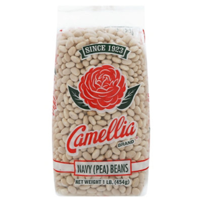 Camellia Beans Navy Pea - 1 Lb - Image 1