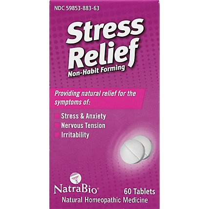 Natra Stress Relief - 60 Count - Image 2