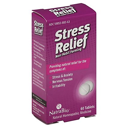 Natra Stress Relief - 60 Count - Image 1
