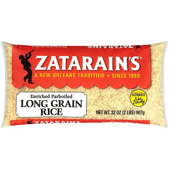 Zatarain's Enriched Parboiled Long Grain Rice - 2 Lb