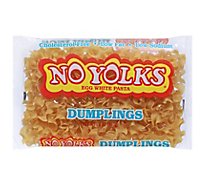 No Yolks Pasta Enriched Egg White Dumplings - 12 Oz
