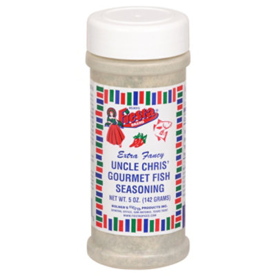 Fiesta Uncle Chris' Gourmet Fish Seasoning, 5 oz - Fry's Food Stores