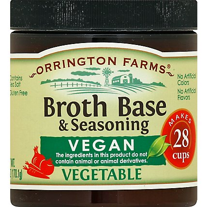 Orrington Farms Broth Bases & Seasoning Vegan Vegetable Flavored 28 Cups - 6 Oz - Image 2