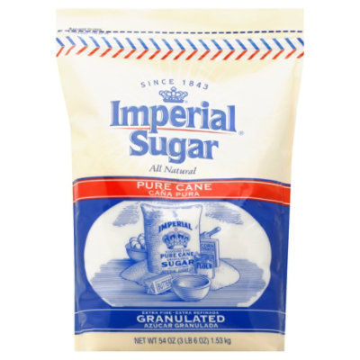 Imperial Pure Cane Sugar In A Resealable Pouch - 54 Oz - Image 1