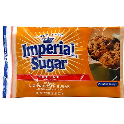 Imperial Sugar Pure Cane Light Brown - 32 Oz - Image 2