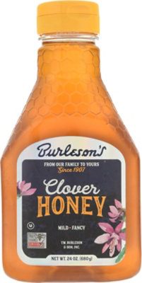 Burlesons Honey Pure Clover - 24 Oz - Image 2