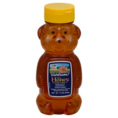 Burlesons Honey Pure Clover - 12 Oz - Image 1